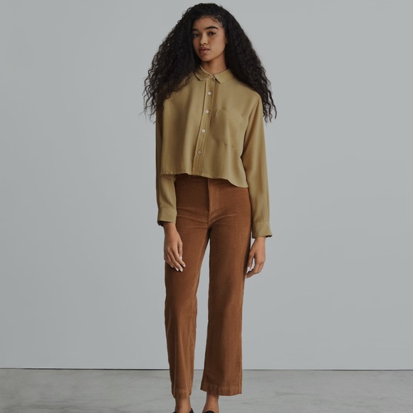 Everlane | The Way-Short Shirt in Golden Oak - Picture 1 of 10